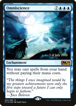 Omniscience [Core Set 2019 Promos] | Exor Games Summserside