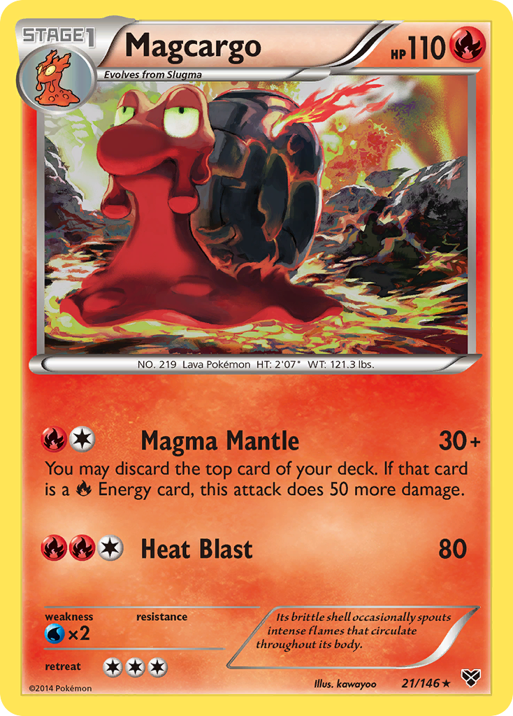 Magcargo (21/146) [XY: Base Set] | Exor Games Summserside