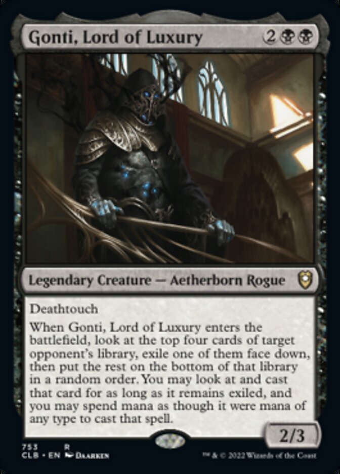 Gonti, Lord of Luxury [Commander Legends: Battle for Baldur's Gate] | Exor Games Summserside