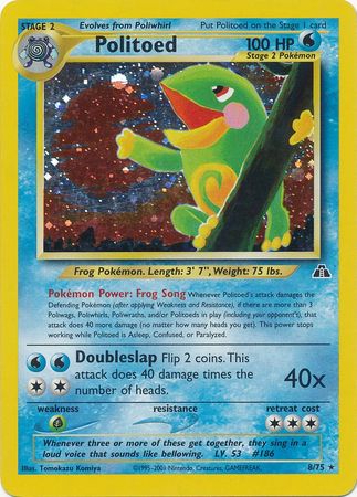 Politoed (8/75) [Neo Discovery Unlimited] | Exor Games Summserside