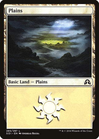 Plains (285) [Shadows over Innistrad] | Exor Games Summserside