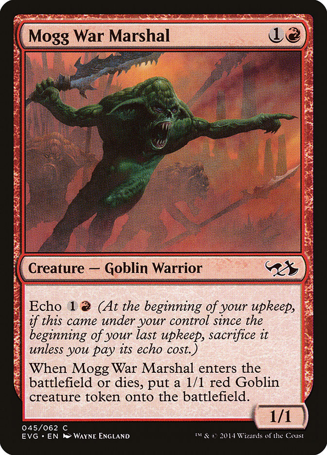 Mogg War Marshal (Elves vs. Goblins) [Duel Decks Anthology] | Exor Games Summserside