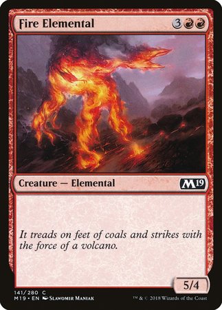 Fire Elemental [Core Set 2019] | Exor Games Summserside