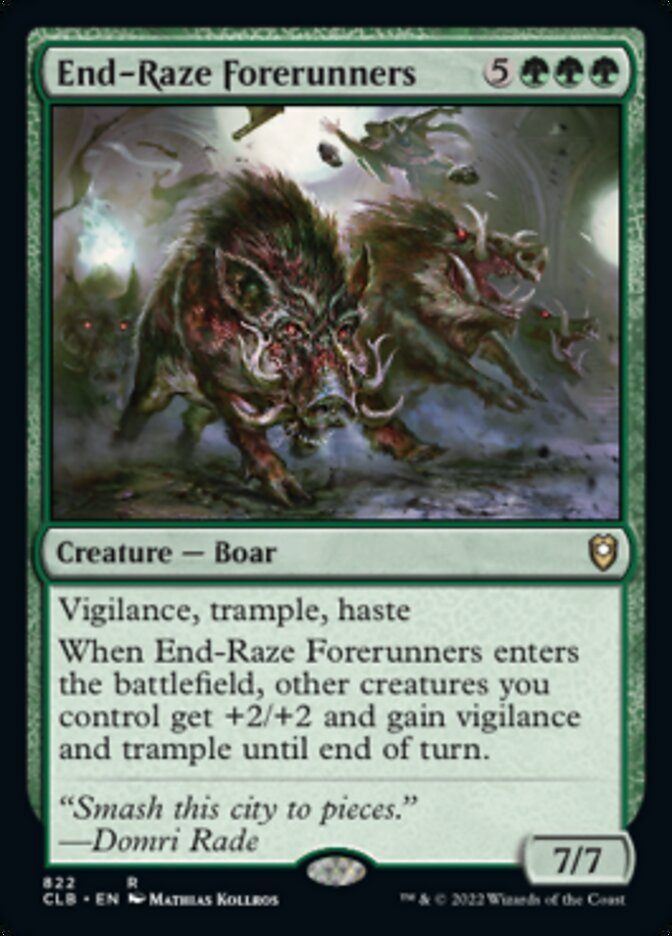 End-Raze Forerunners [Commander Legends: Battle for Baldur's Gate] | Exor Games Summserside