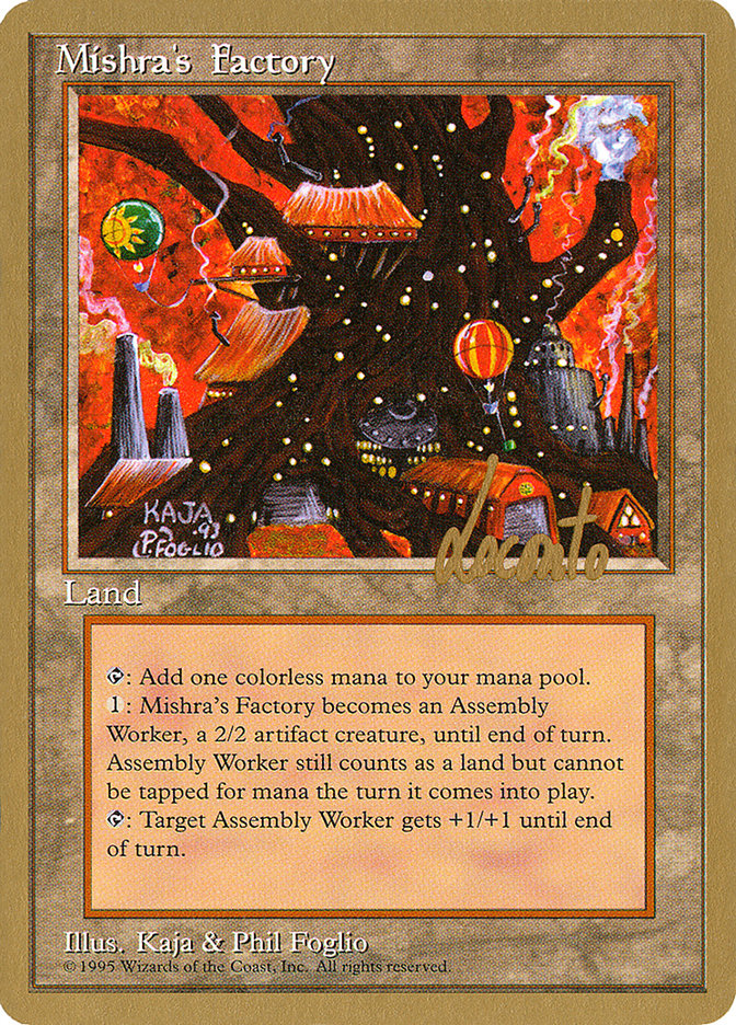 Mishra's Factory (Michael Loconto) [Pro Tour Collector Set] | Exor Games Summserside