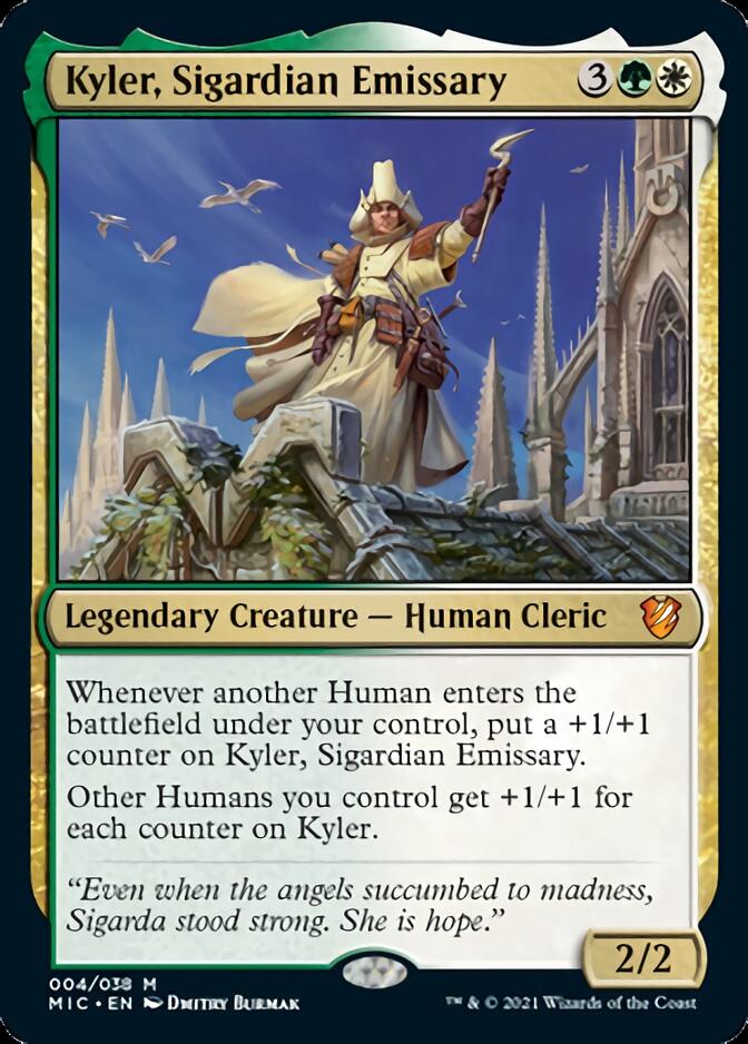 Kyler, Sigardian Emissary [Innistrad: Midnight Hunt Commander] | Exor Games Summserside