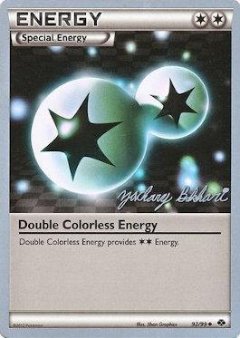Double Colorless Energy (92/99) (CMT - Zachary Bokhari) [World Championships 2012] | Exor Games Summserside