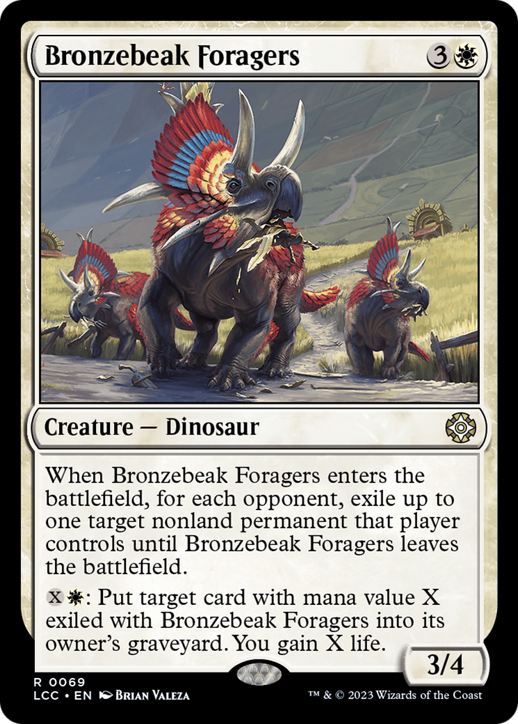 Bronzebeak Foragers [The Lost Caverns of Ixalan Commander] | Exor Games Summserside