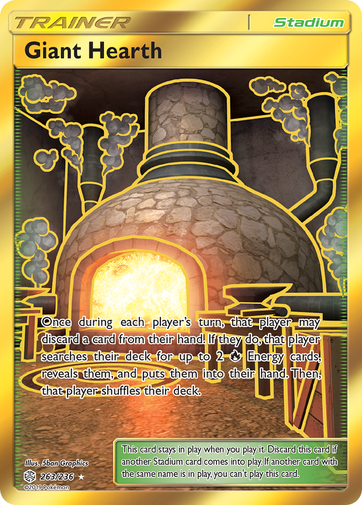 Giant Hearth (263/236) [Sun & Moon: Cosmic Eclipse] | Exor Games Summserside