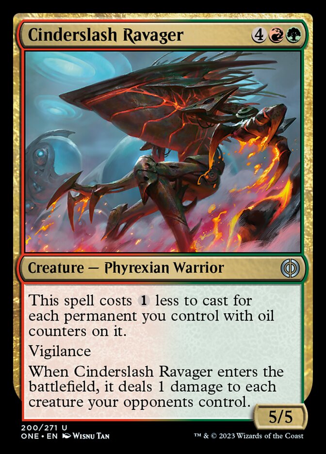 Cinderslash Ravager [Phyrexia: All Will Be One] | Exor Games Summserside