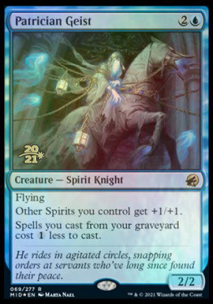 Patrician Geist [Innistrad: Midnight Hunt Prerelease Promos] | Exor Games Summserside