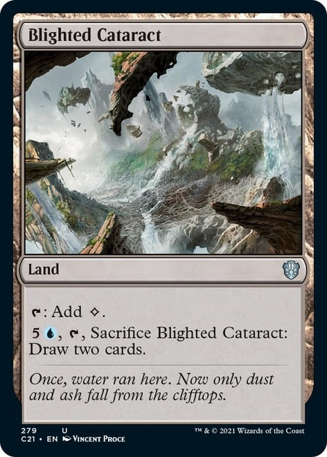 Blighted Cataract [Commander 2021] | Exor Games Summserside
