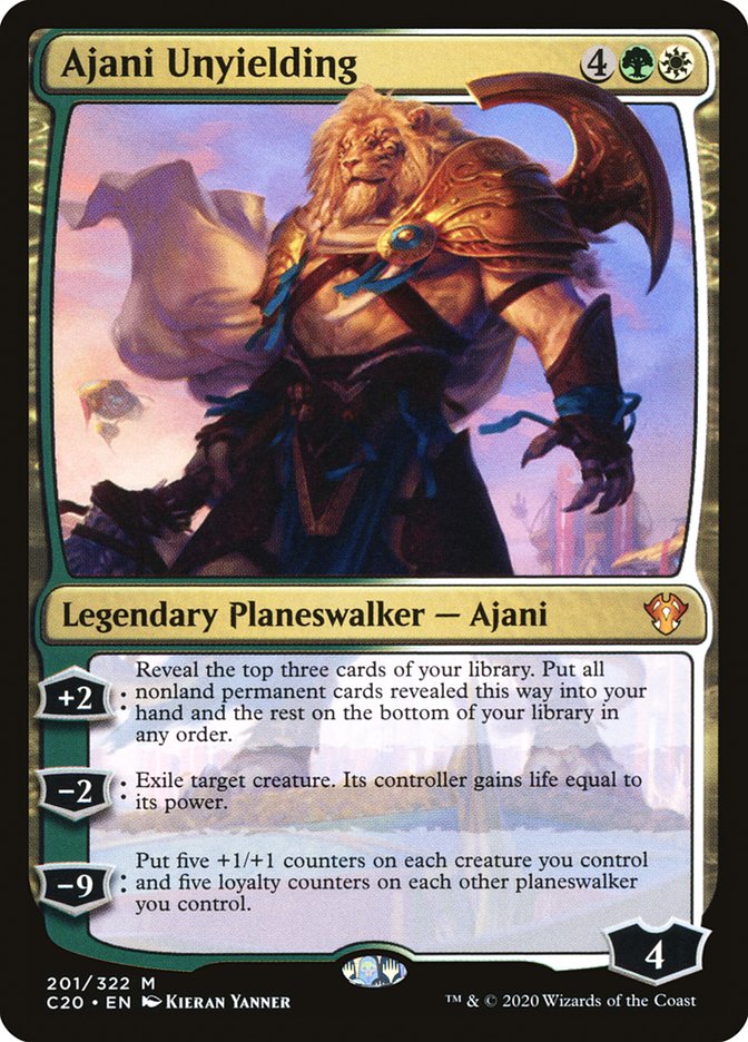 Ajani Unyielding [Commander 2020] | Exor Games Summserside