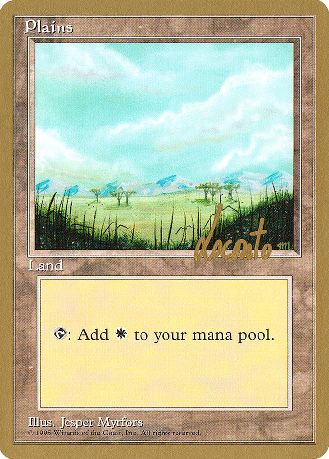 Plains (ml365) (Michael Loconto) [Pro Tour Collector Set] | Exor Games Summserside