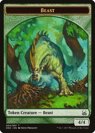 Beast Token [Duel Decks: Mind vs. Might Tokens] | Exor Games Summserside