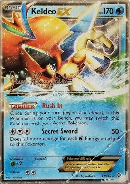 Keldeo EX (49/149) (Darkrai Deck - Jason Klaczynski) [World Championships 2013] | Exor Games Summserside