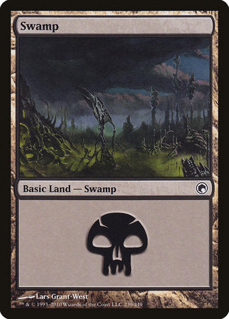 Swamp (239) [Scars of Mirrodin] | Exor Games Summserside