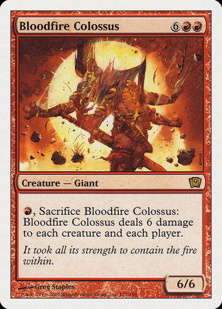 Bloodfire Colossus [Ninth Edition] | Exor Games Summserside