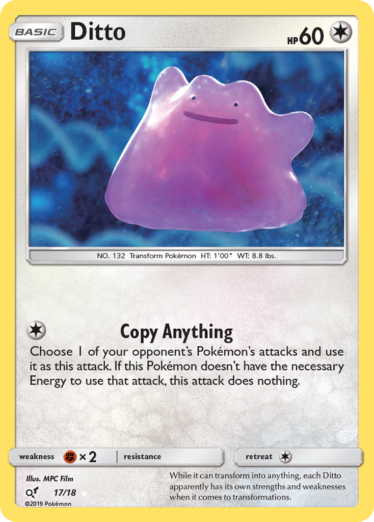 Ditto (17/18) [Sun & Moon: Detective Pikachu] | Exor Games Summserside