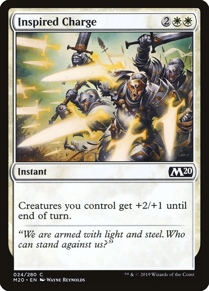 Inspired Charge [Core Set 2020] | Exor Games Summserside