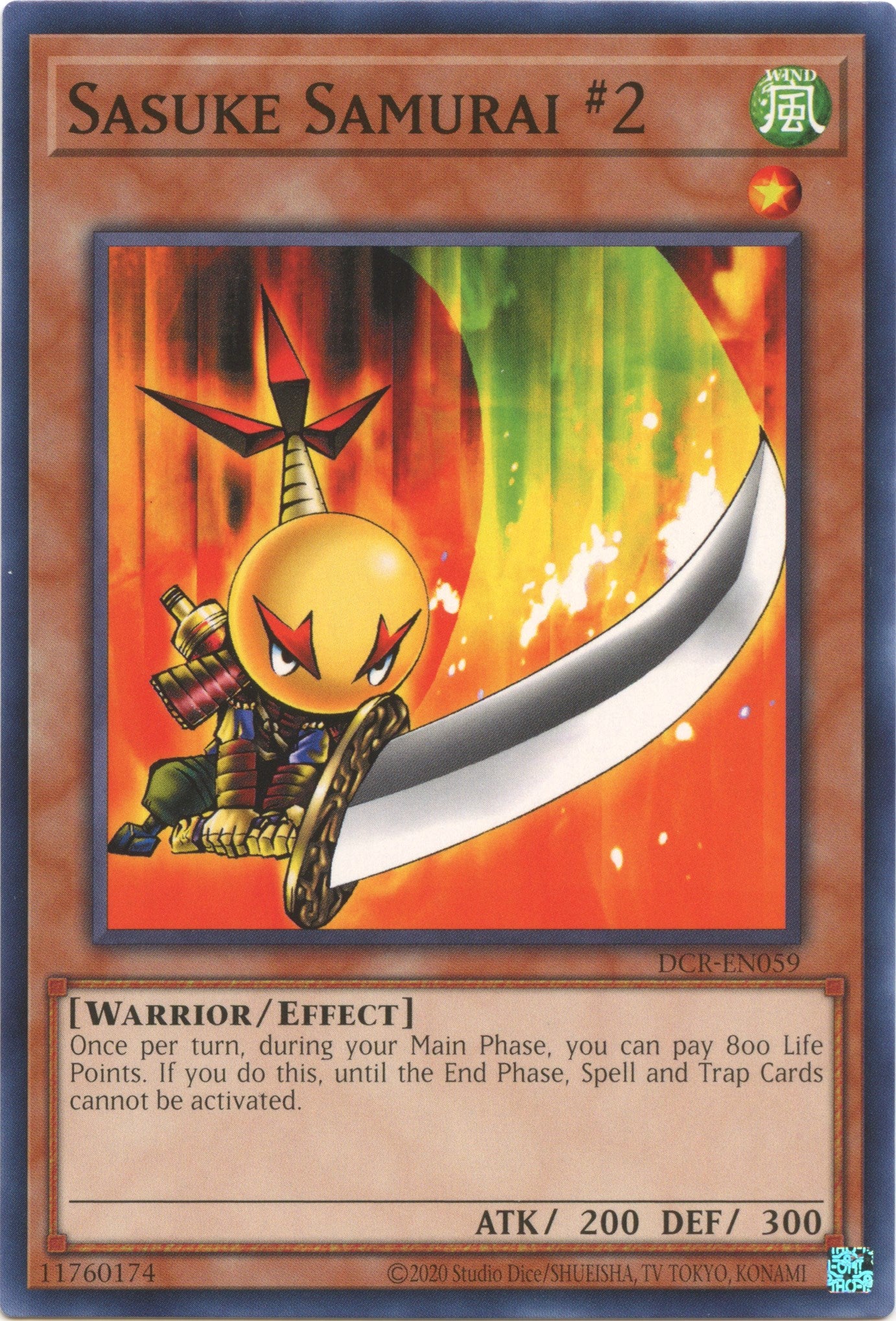 Sasuke Samurai #2 (25th Anniversary) [DCR-EN059] Common | Exor Games Summserside