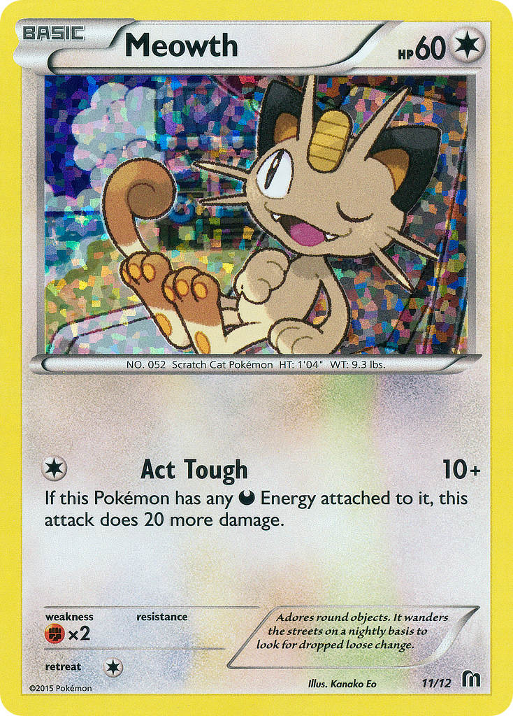 Meowth (11/12) [McDonald's Promos: 2016 Collection] | Exor Games Summserside