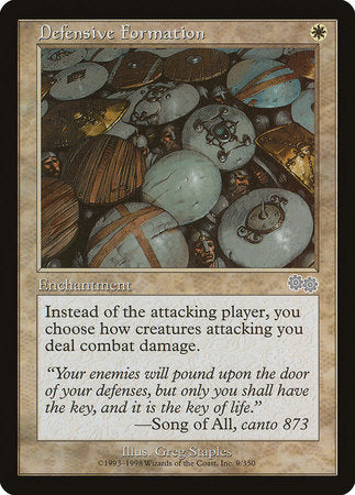 Defensive Formation [Urza's Saga] | Exor Games Summserside