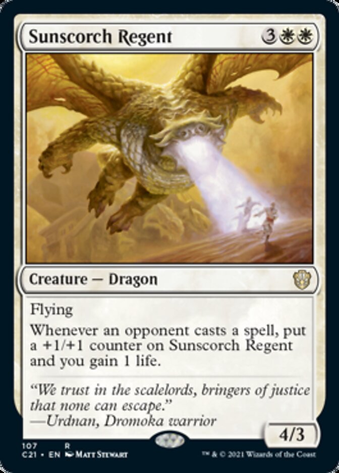 Sunscorch Regent [Commander 2021] | Exor Games Summserside