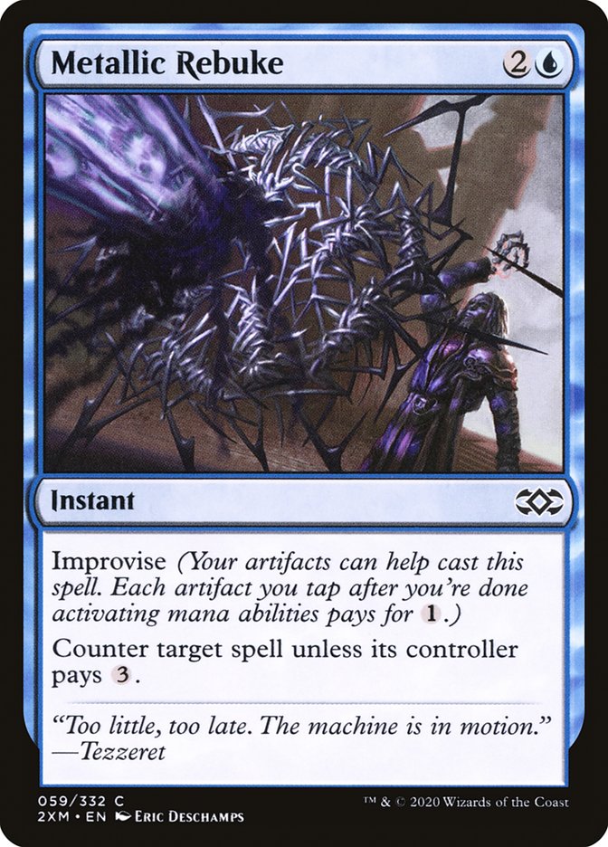 Metallic Rebuke [Double Masters] | Exor Games Summserside
