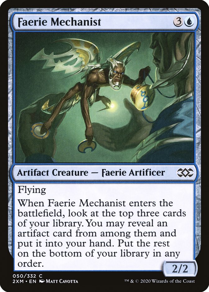 Faerie Mechanist [Double Masters] | Exor Games Summserside