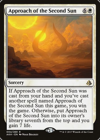 Approach of the Second Sun [Amonkhet] | Exor Games Summserside