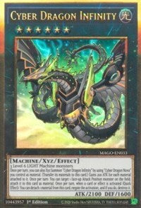 Cyber Dragon Infinity (Alternate Art) [MAGO-EN033] Gold Rare | Exor Games Summserside