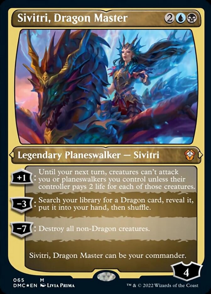 Sivitri, Dragon Master (Foil Etched) [Dominaria United Commander] | Exor Games Summserside