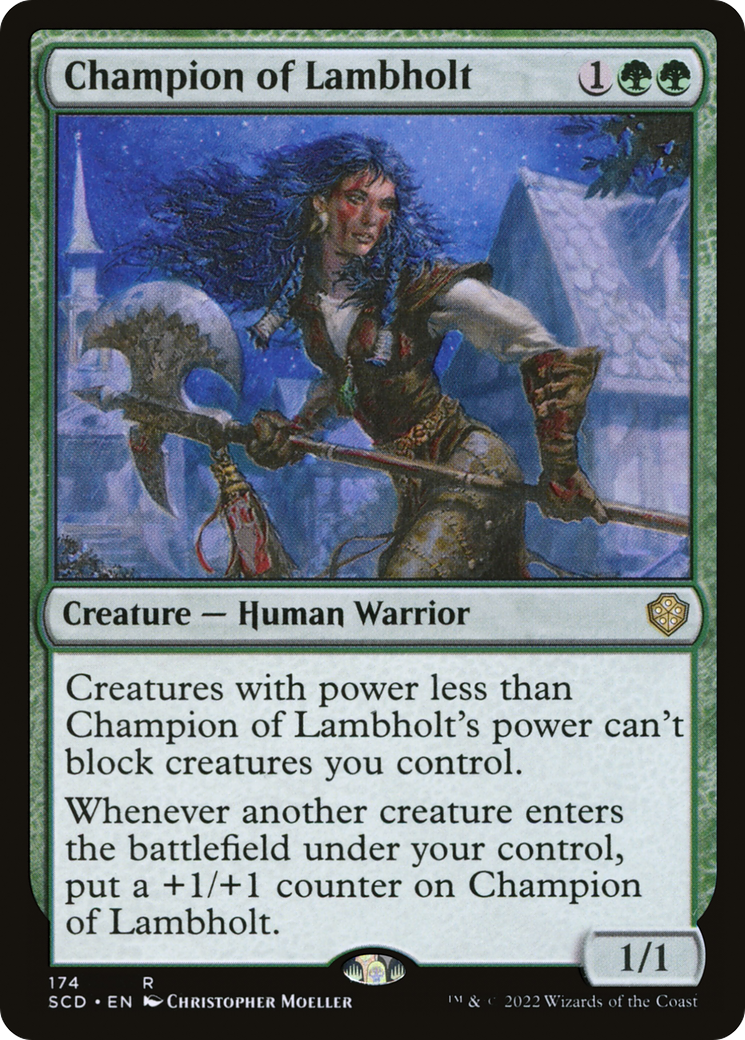 Champion of Lambholt [Starter Commander Decks] | Exor Games Summserside