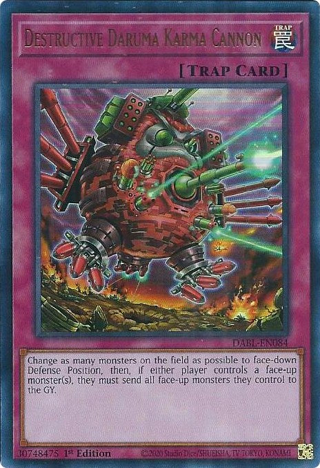 Destructive Daruma Karma Cannon [DABL-EN084] Ultra Rare | Exor Games Summserside