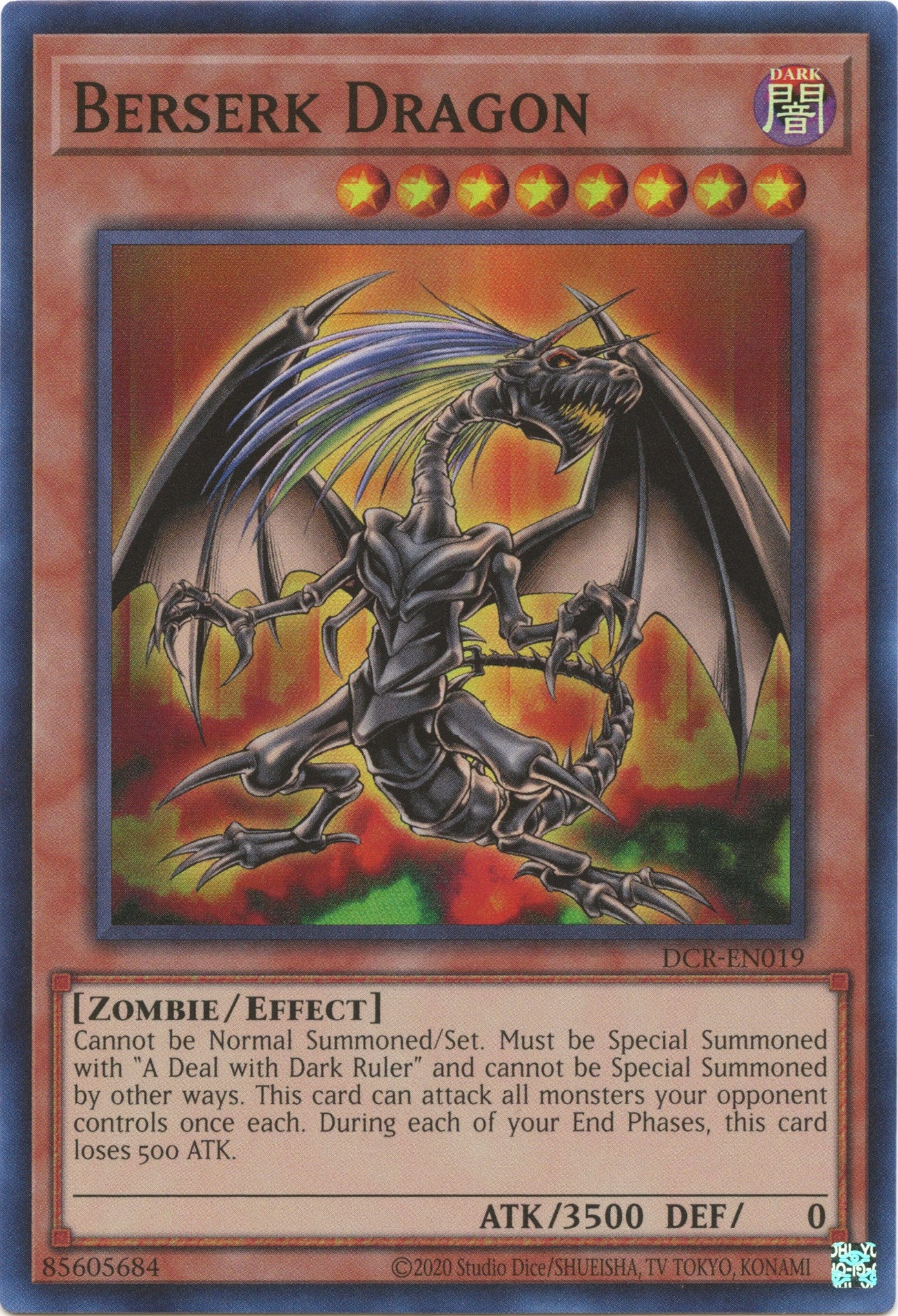 Berserk Dragon (25th Anniversary) [DCR-EN019] Super Rare | Exor Games Summserside