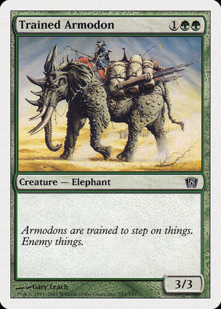 Trained Armodon [Eighth Edition] | Exor Games Summserside