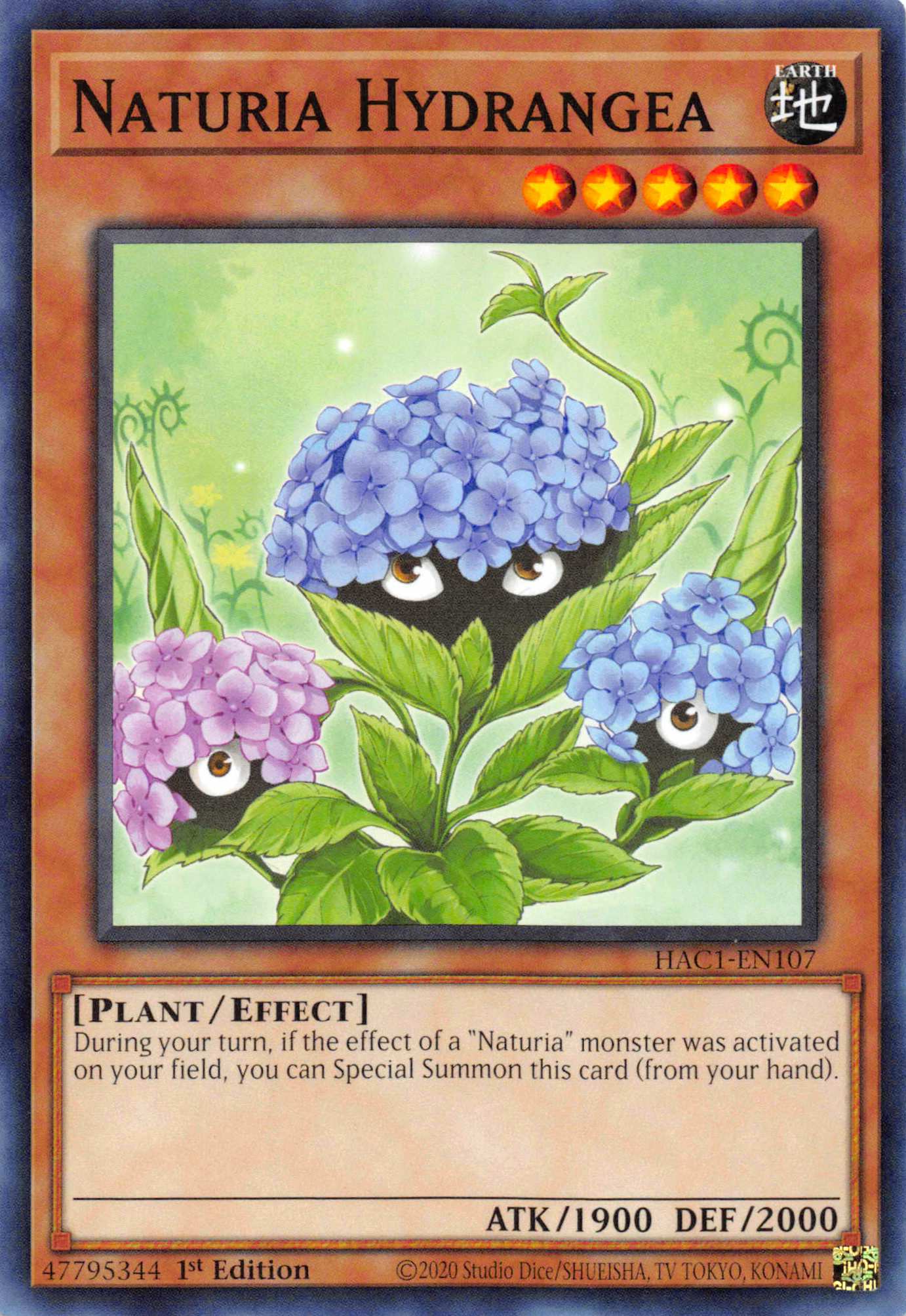 Naturia Hydrangea [HAC1-EN107] Common | Exor Games Summserside