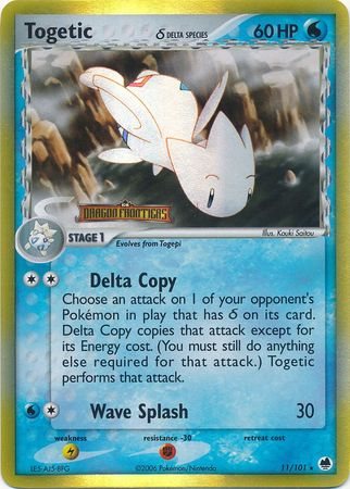 Togetic (11/101) (Delta Species) (Stamped) [EX: Dragon Frontiers] | Exor Games Summserside