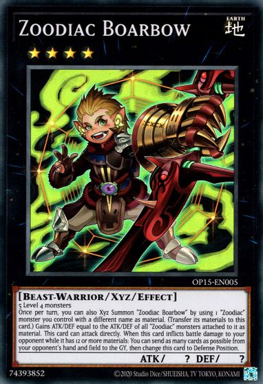 Zoodiac Boarbow [OP15-EN005] Super Rare | Exor Games Summserside