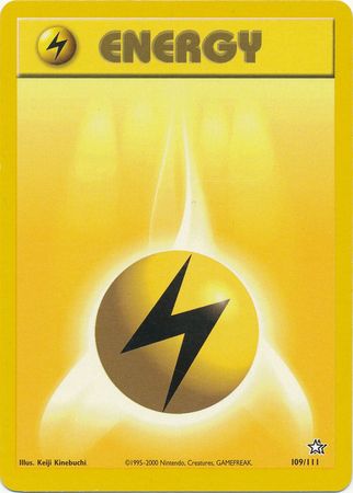 Lightning Energy (109/111) [Neo Genesis Unlimited] | Exor Games Summserside