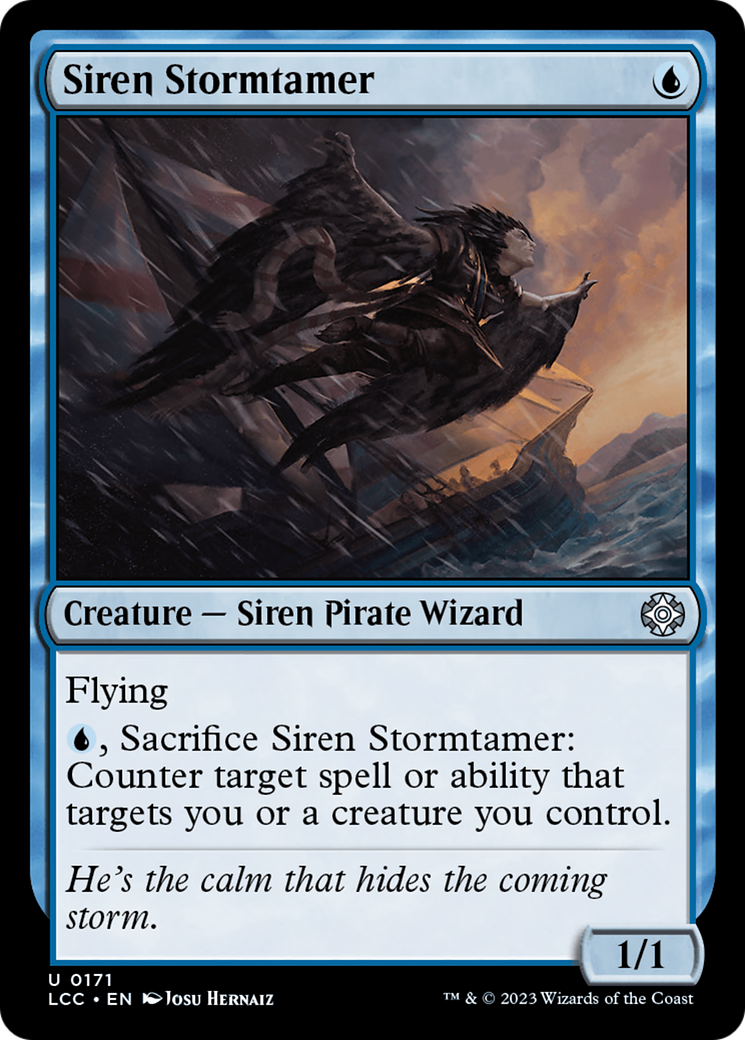 Siren Stormtamer [The Lost Caverns of Ixalan Commander] | Exor Games Summserside