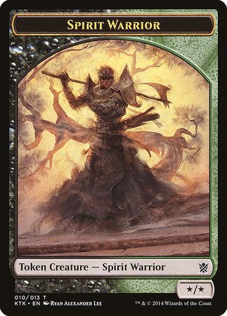 Spirit Warrior Token [Khans of Tarkir Tokens] | Exor Games Summserside