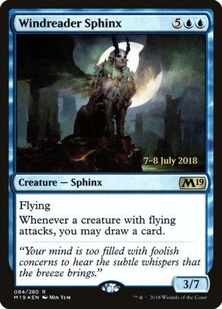 Windreader Sphinx [Core Set 2019 Promos] | Exor Games Summserside