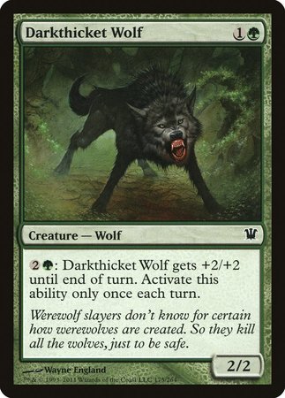 Darkthicket Wolf [Innistrad] | Exor Games Summserside