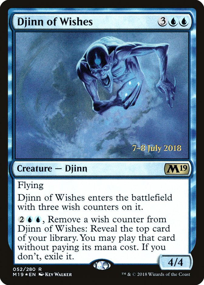 Djinn of Wishes  [Core Set 2019 Prerelease Promos] | Exor Games Summserside