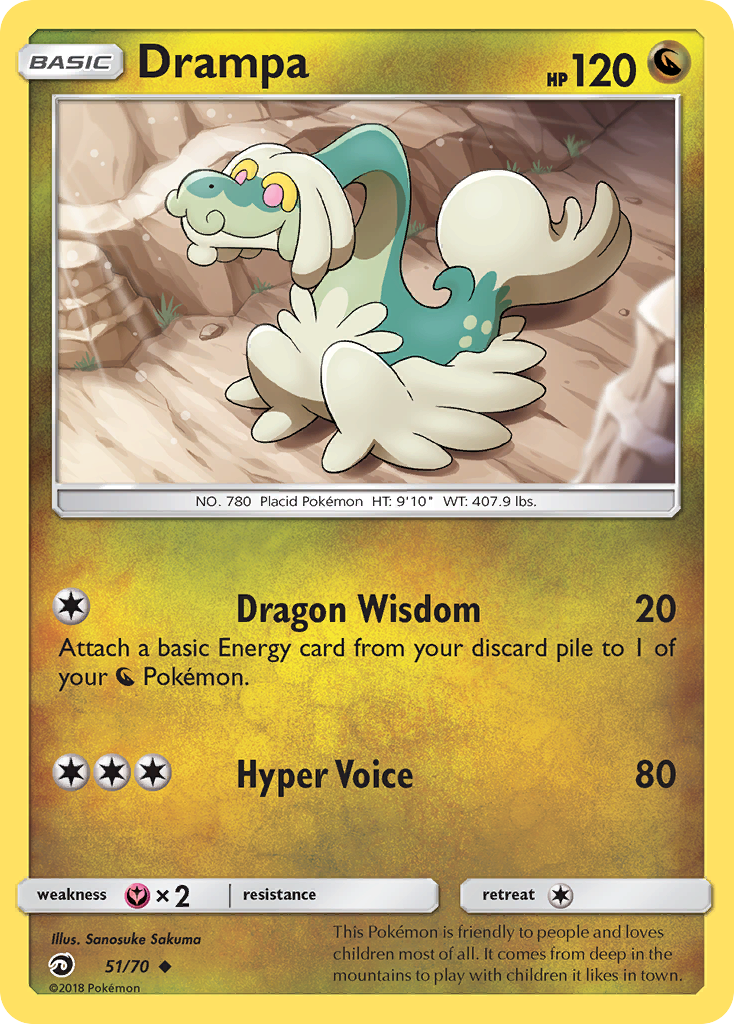 Drampa (51/70) [Sun & Moon: Dragon Majesty] | Exor Games Summserside