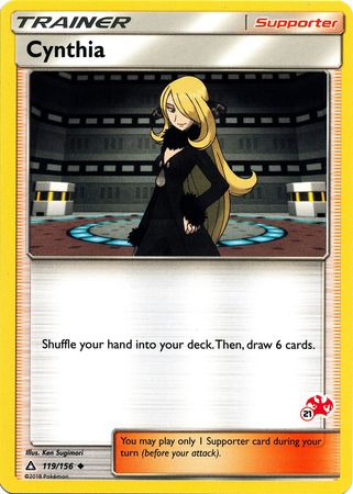 Cynthia (119/156) (Charizard Stamp #21) [Battle Academy 2020] | Exor Games Summserside