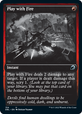 Play with Fire [Innistrad: Double Feature] | Exor Games Summserside