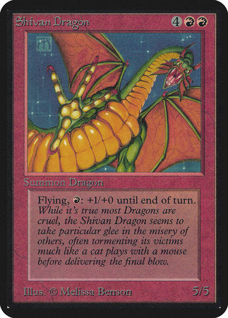 Shivan Dragon [Limited Edition Alpha] | Exor Games Summserside